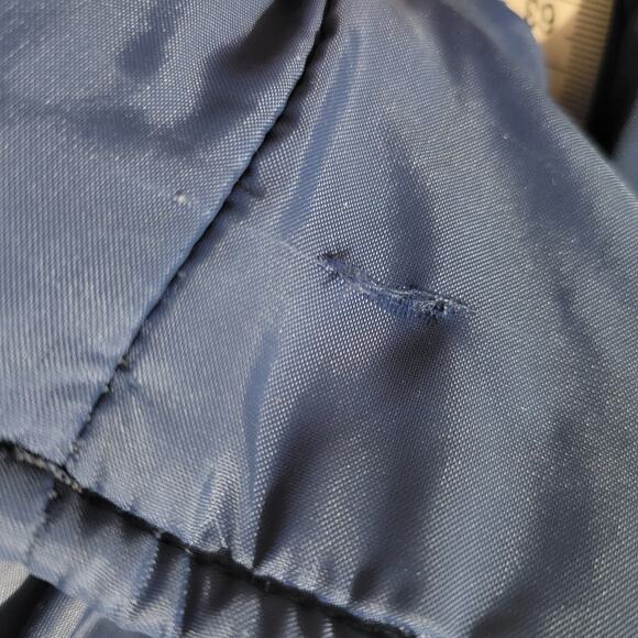 White Stag Bib Overalls Blue Snow Pants Suspenders Snow Suit Ski 80s Size 38 Men - Picture 9 of 14